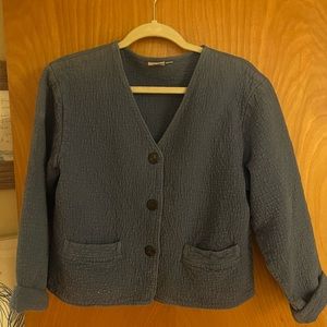 Vintage El Huarache Cottons Chore Jacket Women’s Sz M Made in Guatemala